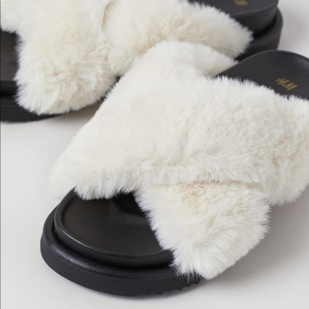 Faux Fur Slippers